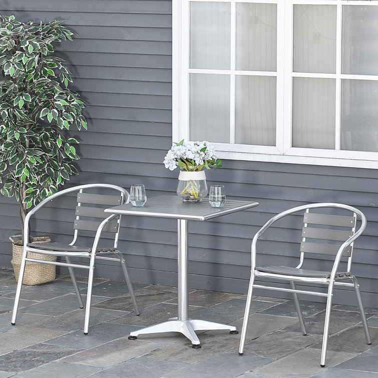 Modern outdoor bistro discount table